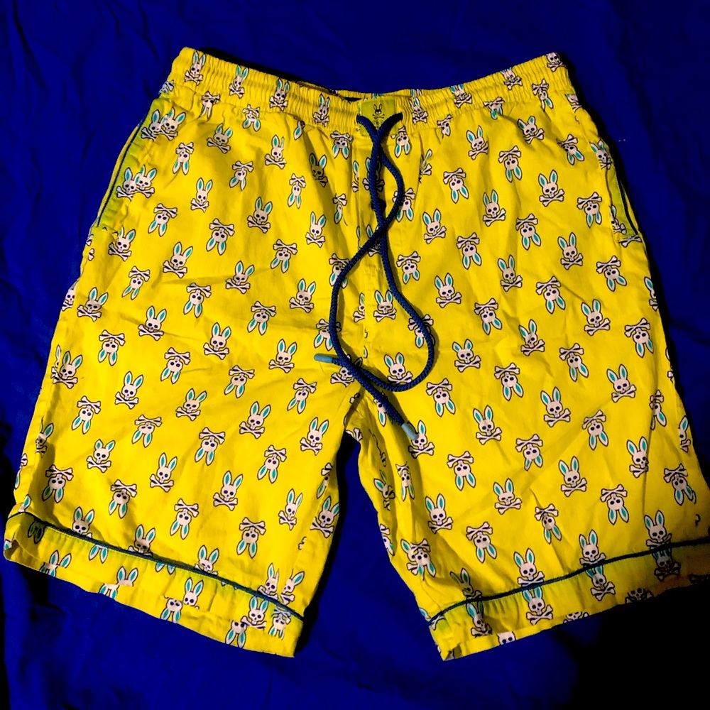 Psycho Bunny short yellow